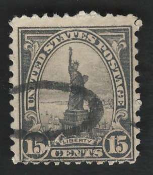 USA 1931 (P11x10½) Scott #696 15c Gray. Price R5