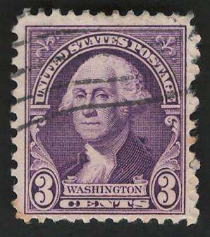 USA 1932 Washington Scott #720 3c Light Violet. Price R4