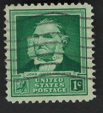 USA 1940 John James Audobon (American Scientists) Scott #874 1c