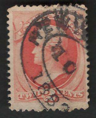 USA-Scott 1879 #183 2c Vermilion