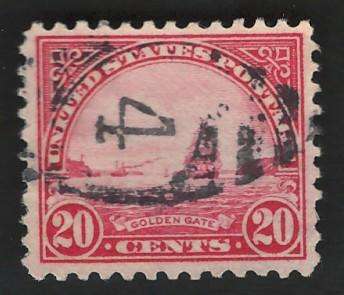 USA 1931 (P11x10½) Scott #698 20c Carmine. Price R5