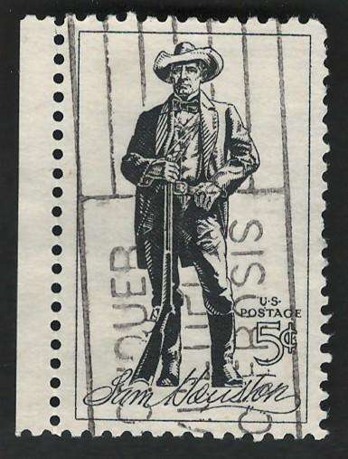 USA 1964 President of Texas: Sam Houston. Scott #1242