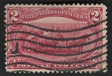 USA-Scott 1898 Trans Miss #286 2c Brown Red. Price R15