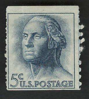 USA 1962-66 Coil Stamps (P10 Vert): George Washington (MOGH). Scott #1229