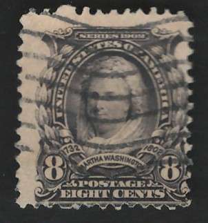 USA-Scott 1902/03 #306 8c Violet Black. Price R16 (cv R78)