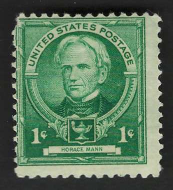 USA 1940 Horace Mann (American Educators) Scott #869 1c