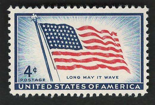 USA 1957 Old Glory (48 Stars) (MNH). Scott #1094