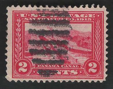 USA-Scott 1913 Panama-Pacific Expo P12 #398 2c Carmine Lake. Price R9