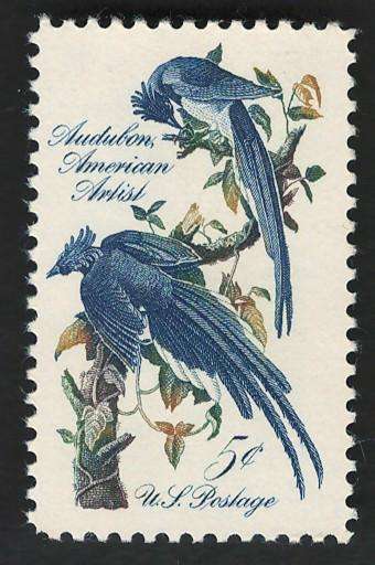 USA 1963 John James Audubon: Columbia Jays (MOGH). Scott #1241