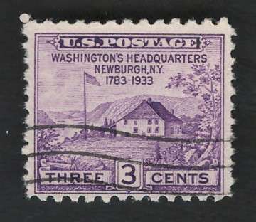 USA 1933 Washington HQ Scott #727 3c Violet. Price R5