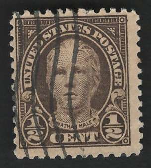 USA 1929  Scott #653 ½c Olive Brown. Price R5