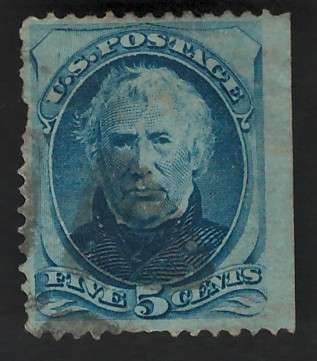 USA-Scott 1879 #185 5c Light Blue. Price R32 (cv R351)