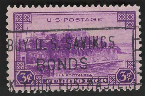 USA 1937 Territorial Issues Scott #801 3c. Price R4