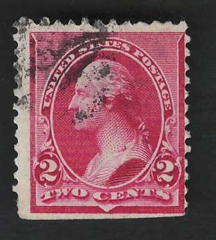 USA Scott 1890/93 #220 2c Carmine. Price R5