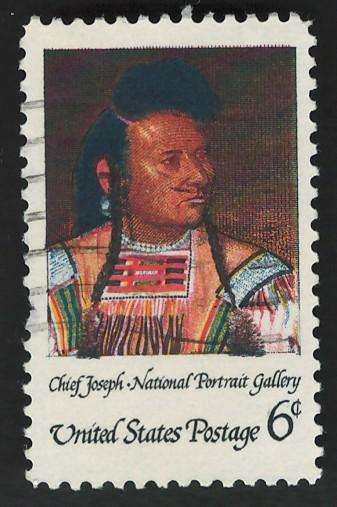 USA 1968 American Indian: Chief Thunder Travelling over the Mountains. Scott #1364