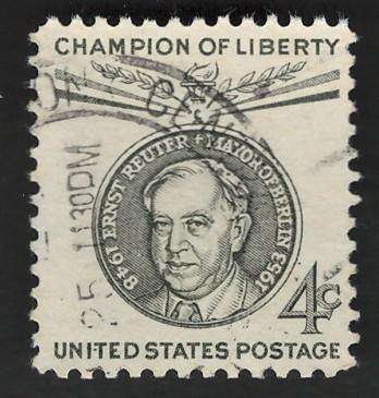 USA 1959 Ernst Reuter. Scott #1136