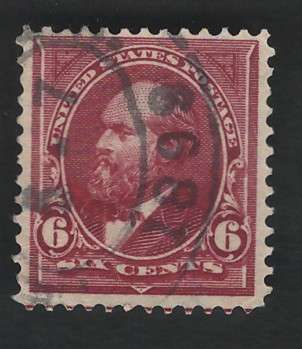 USA-Scott 1897/1903 #282 6c Claret. Price R26 (cv R136)