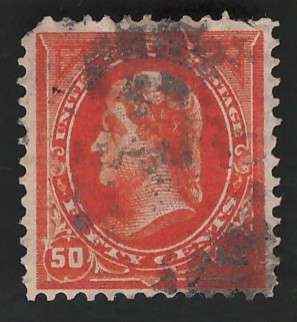 USA-Scott 1895 #275a 50c Red Orange. Price R85 (cv R780)