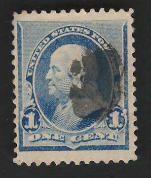 USA 1890/93 Scott #219 1c Ultramarine. Price R9