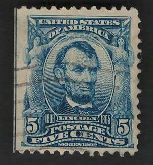 USA-Scott 1902/03 #304 5c Pale Blue. Price R11 (cv R58)