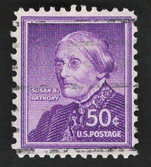 USA 1954-68 Liberty Issue: Susan B. Anthony. Scott #1051. Price R4