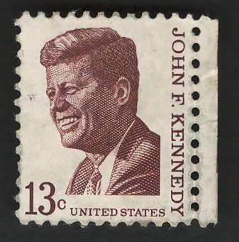USA 1965-78 Prominent Americans: John F. Kennedy (MOGH). Scott #1287