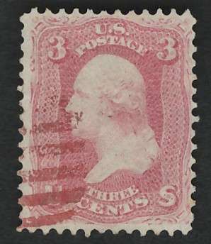 USA Scott 1851/62 #64 3c Pink. Price R1250 (cv R13,650)