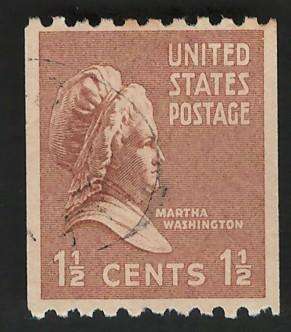 USA 1939 (P10 Horiz.) Scott #849 1½c.