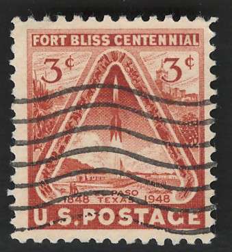 USA 1948 Fort Bliss and Rocket Scott #976. Price R4