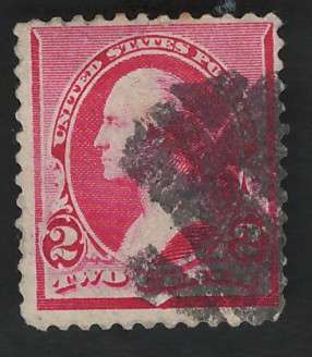 USA Scott 1890/93 #220 2c Carmine Rose. Price R5