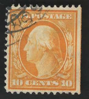 USA-Scott 1908/09 P12 #338 10c Yellow. Price R13