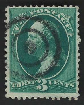USA-Scott 1873 #158 3c Green - used. Price R13