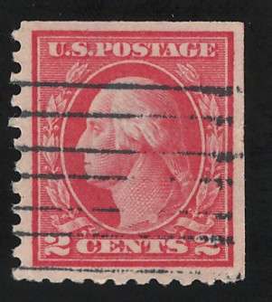USA Scott 1913/15  (P10) #425 2c Red (Type I). Price R9