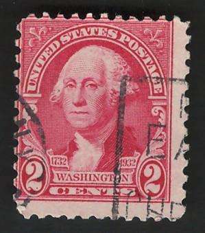 USA 1932 Scott #707 2c Carmine