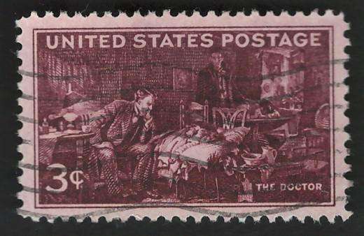 USA 1947 The Doctor, by Sir Luke Fieldes Scott #949.