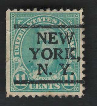USA 1931 (P11x10½) Scott #692 11c (New York pre-cancel). Price R9