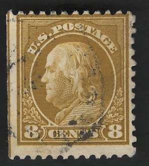 USA-Scott 1917/19  P11 #508 8c Olive Green. Price R12