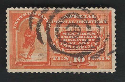 USA Scott Spec Del (#E3) 1893 10c Orange. Price R80 (cv R925)