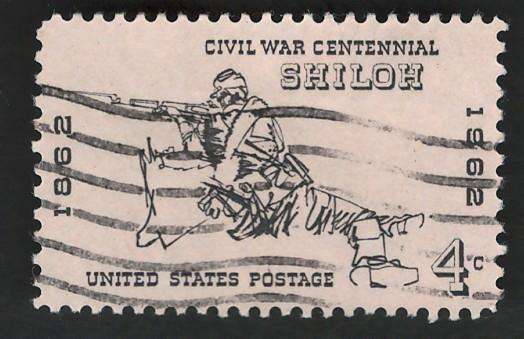 USA 1961 Civil War: Rifleman at Shiloh, 1862. Scott #1179