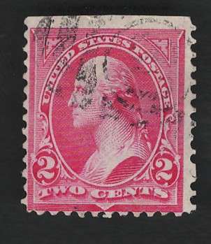 USA Scott 1895 #267a 2c Pink Type III. Price R17 (cv R97)