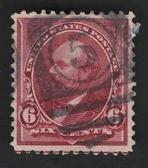 USA Scott 1897/1903 #282 6c Lake. Price R26 (cv R136)