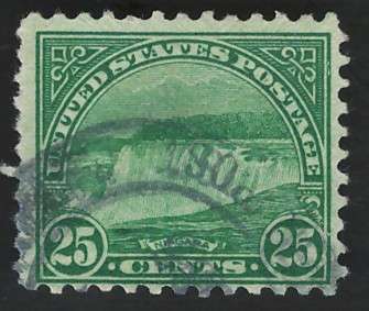 USA 1931 (P11x10½) Scott #699 25c Blue Green. Price R5