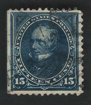 USA-Scott 1895 #274 15c Indigo. Price R39 (cv R351)