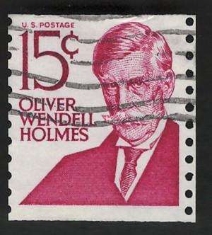 USA 1966-81 Prominent Americans (P10 Vert.): Oliver Wendell Holmes. Scott #1305E