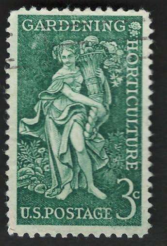 USA 1958 Gardening Horticulture: Bountiful Earth. Scott #1100