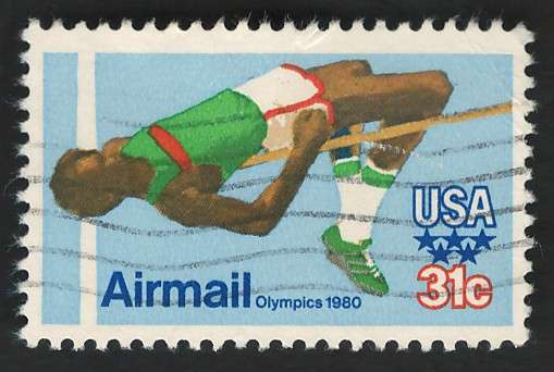 USA Scott Air Post 1979 Olympic Games: High Jump #C97 31c