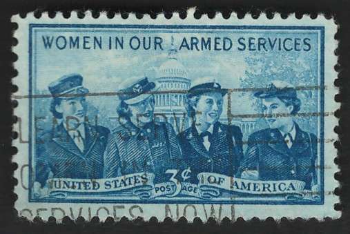 USA 1952 Women of the Marine Corps, Army, Navy and Air Force. Scott #1013. Price R4
