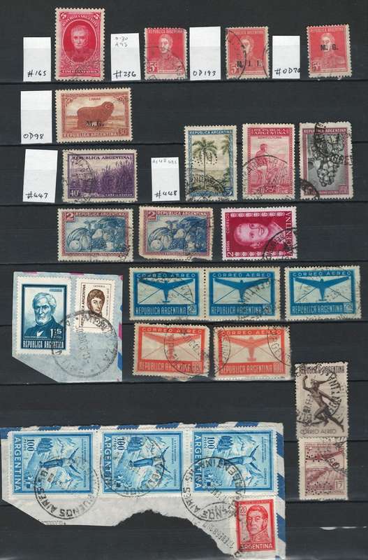 Argentina (General Issues, Overprints, Airmail)