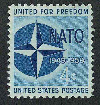 USA 1959 NATO Emblem (MNH). Scott #1127