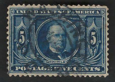 USA-Scott 1904 Louis. Purch: McKinley #326 5c Blue. Price R38 (cv R487)